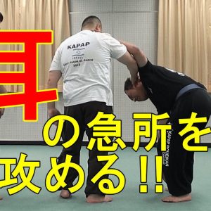 護身術 耳の急所