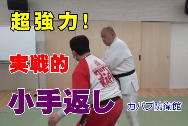 超強力!実戦的小手返し!喉の急所を突いて掛けて投げて制圧!