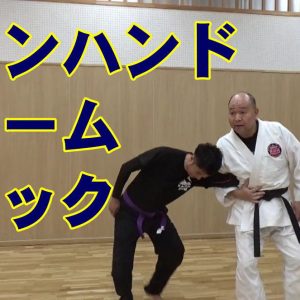 護身術 ワンハンドアームロック
